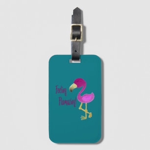 Etiqueta De Bagagem Sensação de Flamingo Incrível
