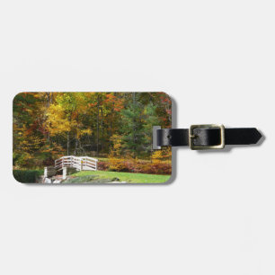 Etiqueta De Bagagem Sete Primaveras Caindo Ponte I Autumn Landscape