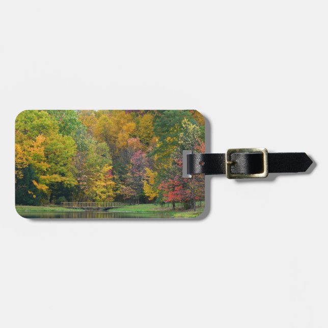 Etiqueta De Bagagem Sete Primaveras Call Bridge II Autumn Landscape (Frente Horizontal)