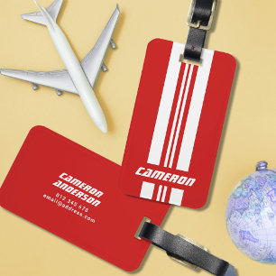 Etiqueta De Bagagem Seu nome é Totalmente Personalizado Faixas de Core