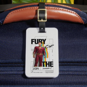 Etiqueta De Bagagem SHAZAM! Fury of the Gods Arte do estilo de álbum