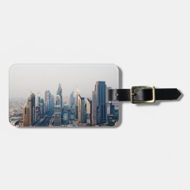 Etiqueta De Bagagem Sheikh Zayed Road (Frente Horizontal)