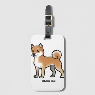 Etiqueta De Bagagem shiba inu
