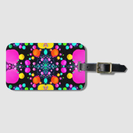 Etiqueta De Bagagem shiny Abstract art