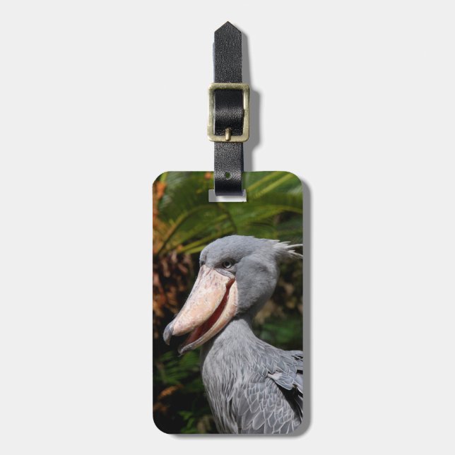 Etiqueta De Bagagem Shoebill (Frente Vertical)