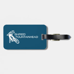 Etiqueta De Bagagem Shred Fountainhead Virginia Mountain Biking