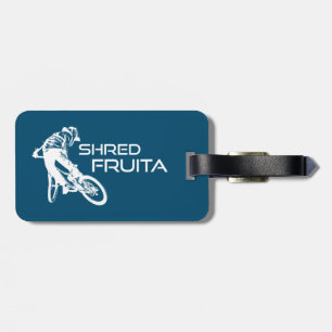 Etiqueta De Bagagem Shred Fruita Colorado Mountain Biking