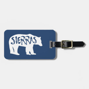 Etiqueta De Bagagem Sierras Bear