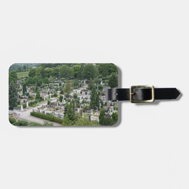 Etiqueta De Bagagem Sieveringer Friedhof (Frente Horizontal)