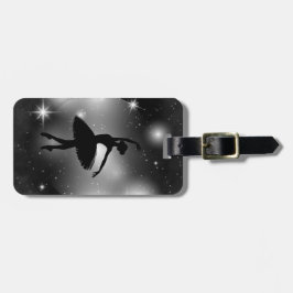 Etiqueta De Bagagem Silhuette de Balé Personalizado