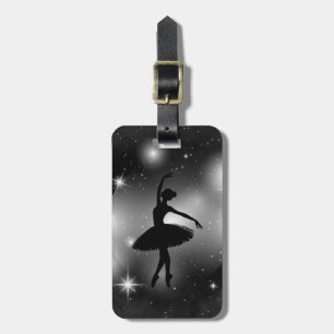 Etiqueta De Bagagem Silhuette de Balé Personalizado