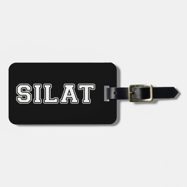 Etiqueta De Bagagem Silício (Frente Horizontal)