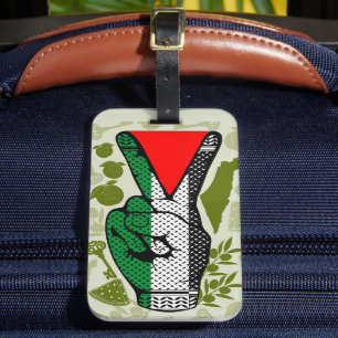 Etiqueta De Bagagem Símbolo do Triângulo Vermelho da Resistência do Si