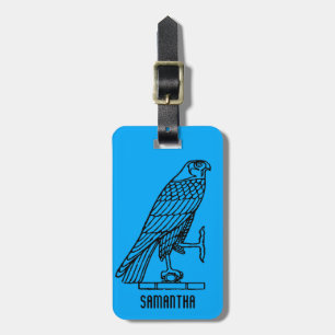 Etiqueta De Bagagem Símbolo egípcio: Falcão