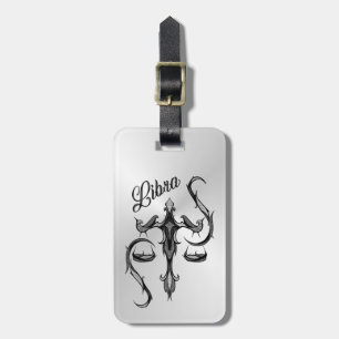 Etiqueta De Bagagem Símbolo Libra Zodiac