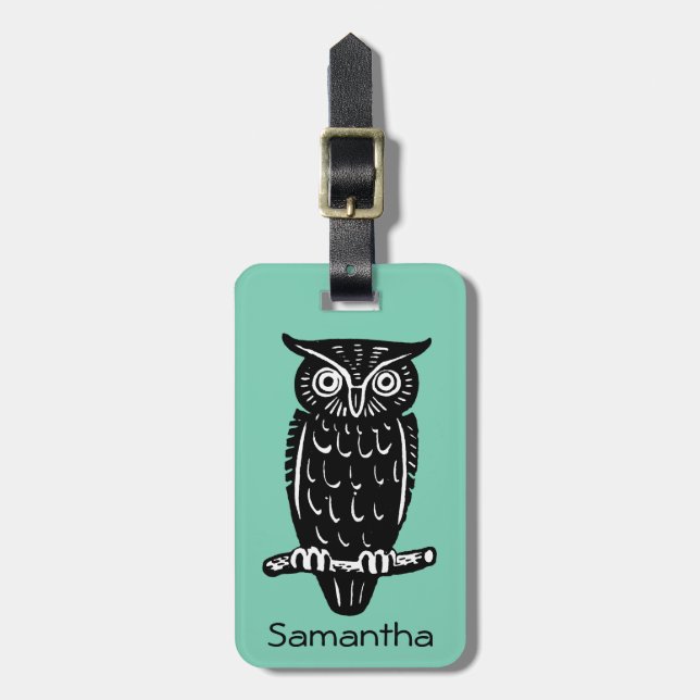 Etiqueta De Bagagem Símbolo: Sabedoria (Frente Vertical)