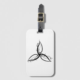 Etiqueta De Bagagem Símbolo Triquetra Odin Norse Wicca