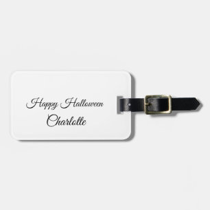 Etiqueta De Bagagem SIMPLES MINIMAL.CUTIE ADICIONE NOME BEBÊ feliz Hal
