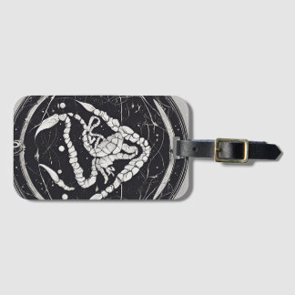 Etiqueta De Bagagem Sinal Celestial Scorpio Zodiac