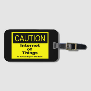 Etiqueta De Bagagem Sinal de Aviso de Caução IoT da Internet das Coisa