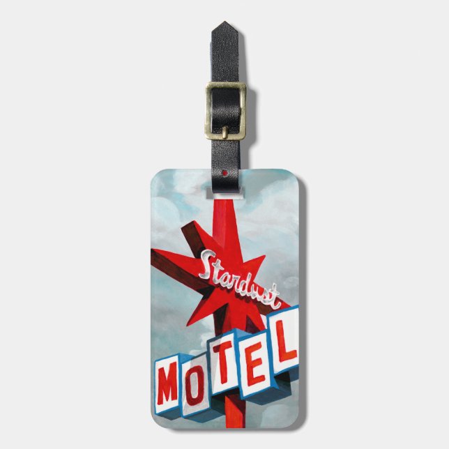 Etiqueta De Bagagem Sinal do Motel Stardust (Frente Vertical)