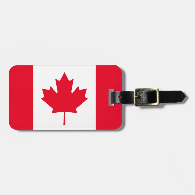 Etiqueta De Bagagem Sinalizador Classic Canada (Frente Horizontal)
