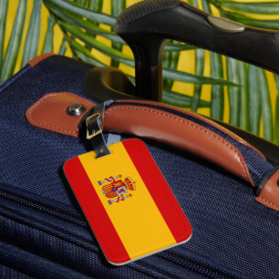 Etiqueta De Bagagem Sinalizador de espanha