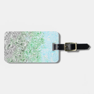 Etiqueta De Bagagem Sinalizador de Orgulho Autoromânico Trippy Boho Gr