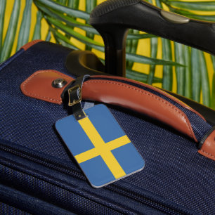 Etiqueta De Bagagem sinalizador de suecia
