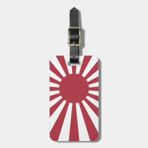 Etiqueta De Bagagem Sinalizador Sun Imperial de Ascensão do Japão, Edo