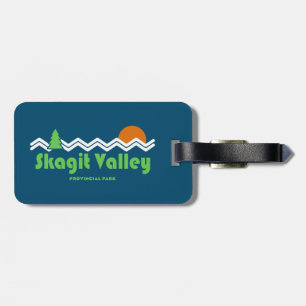 Etiqueta De Bagagem Skagit Valley Provincial Park Retro
