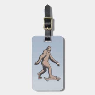 Etiqueta De Bagagem Skate de Bigfoot