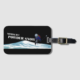 Etiqueta De Bagagem Skier, Snowboarder