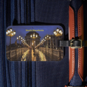 Etiqueta De Bagagem Skopje, Macedônia do Norte