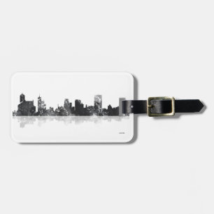 ETIQUETA DE BAGAGEM SKYLINE DE MEMPHIS, TENNESSEE
