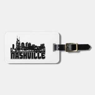 Etiqueta De Bagagem Skyline de Nashville