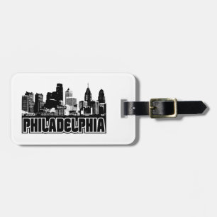 Etiqueta De Bagagem Skyline de Philadelphfia