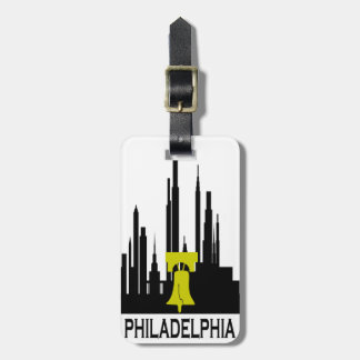 Etiqueta De Bagagem Skyline de Philadelphfia