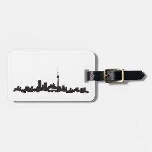 Etiqueta De Bagagem Skyline de Toronto