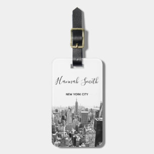 Etiqueta De Bagagem Skyline Personnalised da Nova Iorque