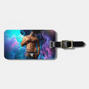 Etiqueta De Bagagem SlipperyJoe's cueca masculina musculosa protuberân