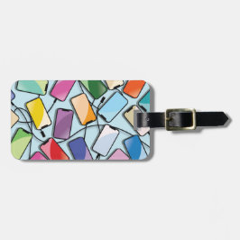 Etiqueta De Bagagem Smartphones com um entalhe