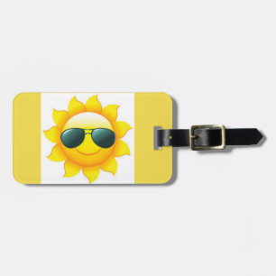 Etiqueta De Bagagem Smiley Sunshine