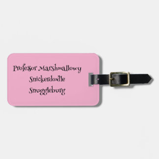 Etiqueta De Bagagem SnuggleNames: Etiqueta Personalizada para Bagagem