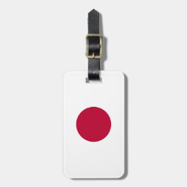 Etiqueta De Bagagem Sol Vermelho do Japão