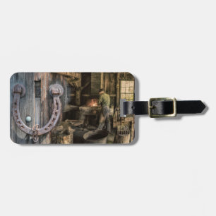 Etiqueta De Bagagem Solder Vintage Blacksmith