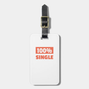 Etiqueta De Bagagem solteiro de 100%