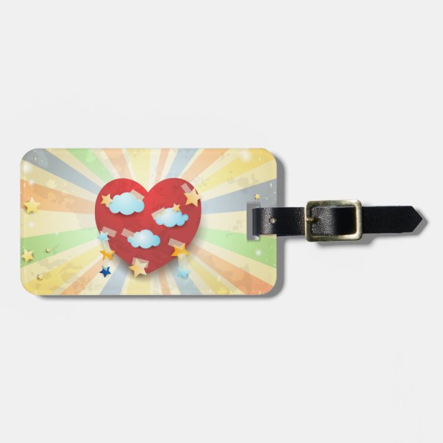 Etiqueta De Bagagem Sonho de Amor (Frente Horizontal)