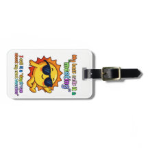 Etiqueta de Bagagem "Sonho de Férias" Sol Divertid