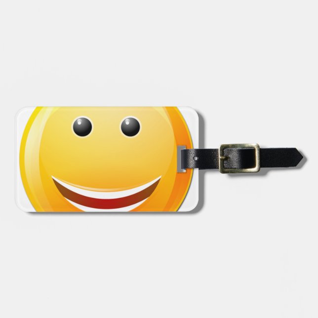 Etiqueta De Bagagem Sorriso (Frente Horizontal)